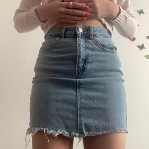 Denim skirt